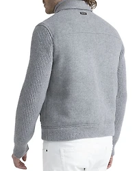 Zip Front Sweater Jacket