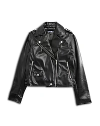 KatieJnyc Girls' Jagger Moto Jacket - Big Kid