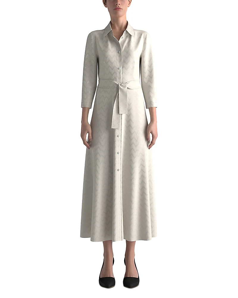 Pinko New Sushi Belted Shirt Dress