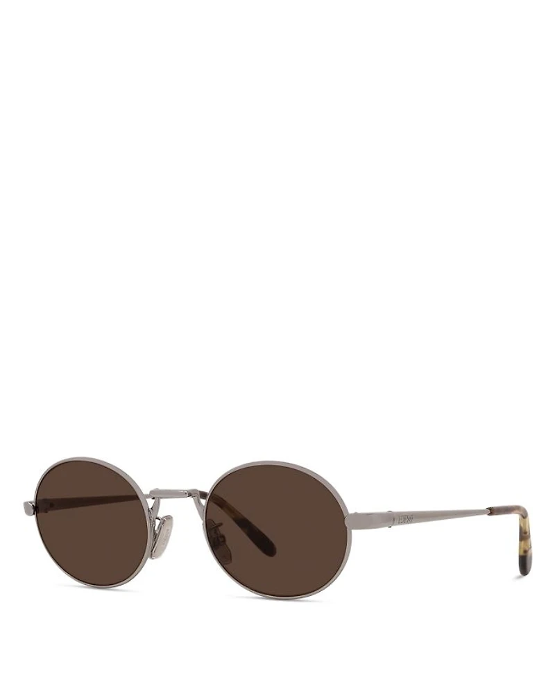 Slim Oval Sunglasses, 48mm