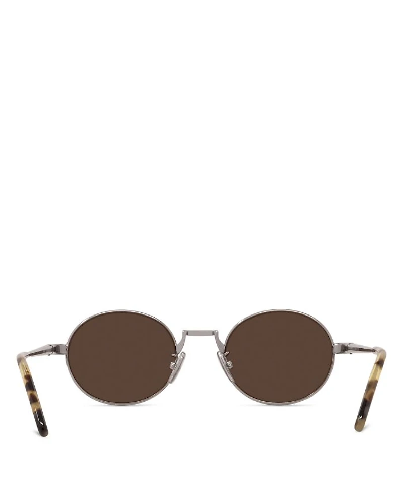 Slim Oval Sunglasses, 48mm