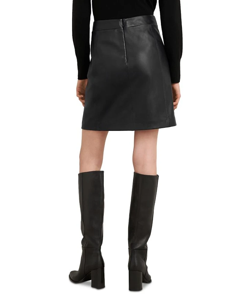 Annabelle Leather Skirt