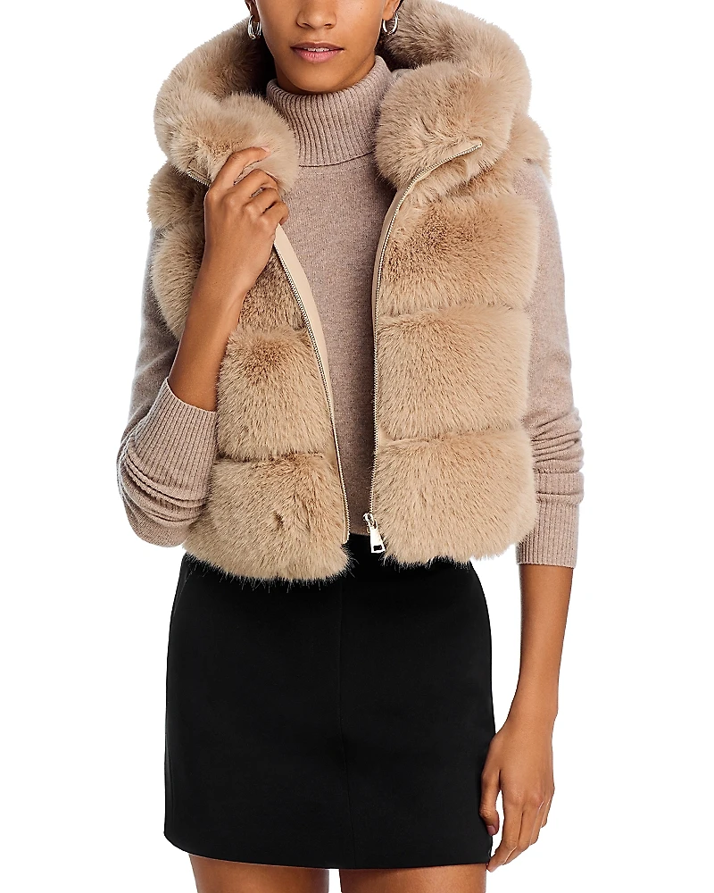 Adrienne Landau The Faux Fur Vest