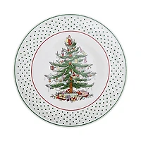 Spode Christmas Tree Polka Dot Cake Plate