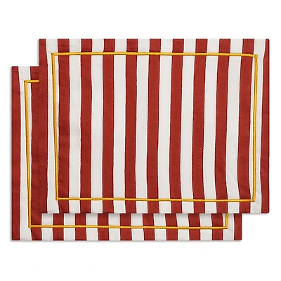 Riviera Linen Placemats, Set of 2