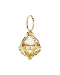 Temple St. Clair 18K Yellow Gold Fj Crystal & Diamond Amulet Pendant