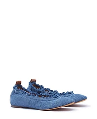 Women's The Ballerina Flat Denim