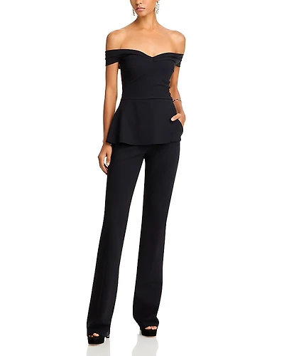 Chiara Boni La Petite Robe Radonna Off-the-Shoulder Jumpsuit