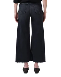 Lyra High Rise Cropped Wide Leg Jeans Medallion
