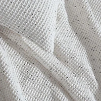 Speckled Waffle Cotton 3 Piece Bedding Set