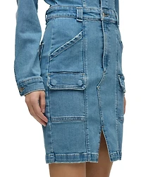 Reconstructed Denim Shirt Dress