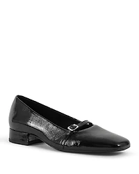 Vagabond Shoemakers Women's Debbi Square Toe Buckle Detail Flats