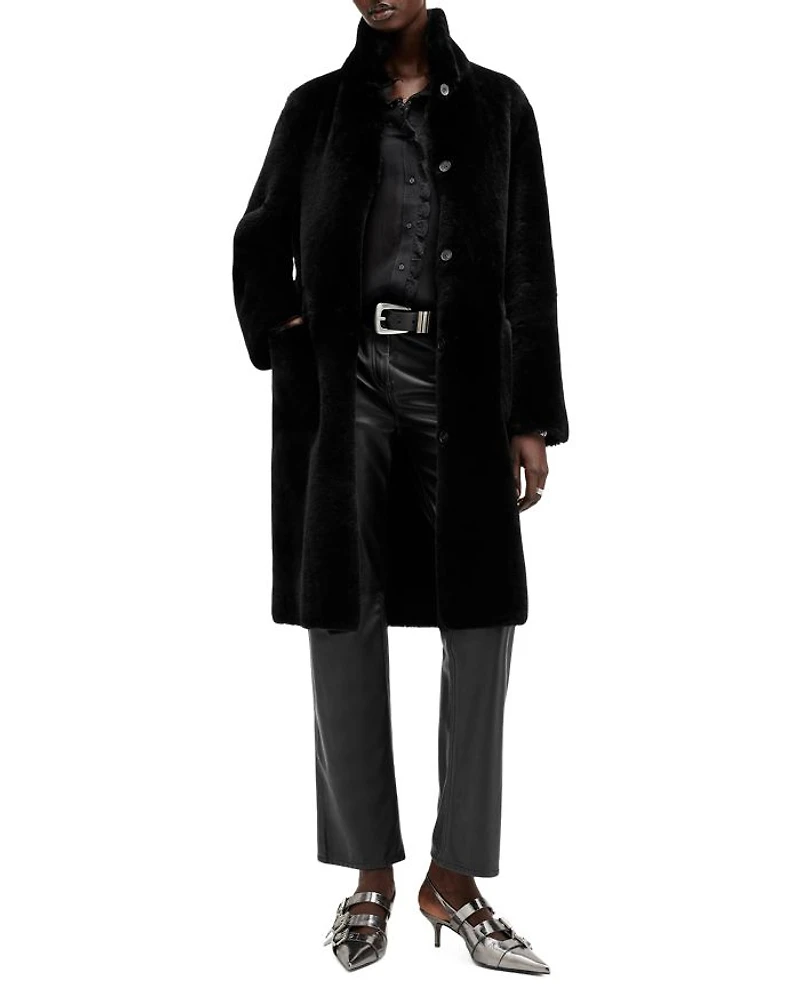 Serra Reversible Shearling Coat