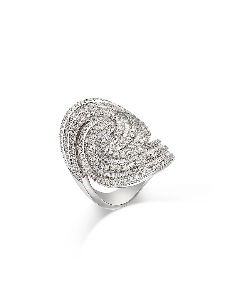 Bloomingdale's Diamond Pave Multirow Swirl Statement Ring