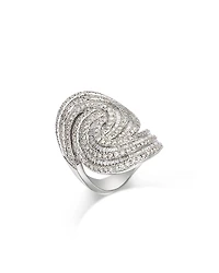 Bloomingdale's Diamond Pave Multirow Swirl Statement Ring