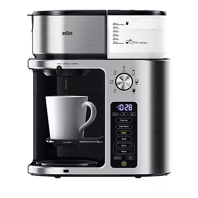 Braun MultiServe Plus 10- Cup Drip Coffee Maker with Cold Brew