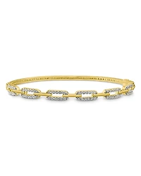 Kenneth Jay Lane Pave Link Bangle Bracelet