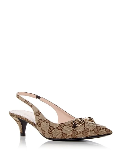 Women's GG Slingback Pumps