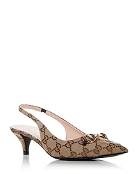 Women's GG Slingback Pumps