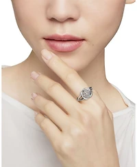Infinity Ring with Diamonds
