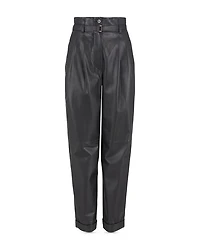 Belted Leather Pants