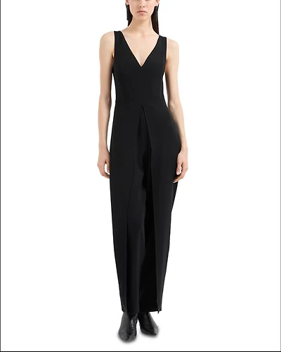 Sleeveless Full Length Jumpsuit