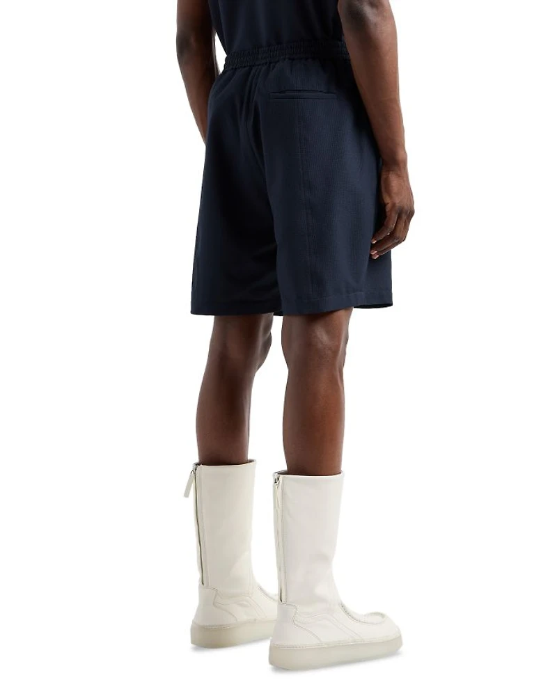 Super Lightweight Technical Seersucker Bermuda Shorts