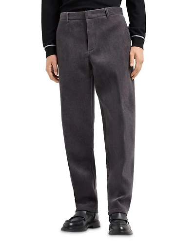 Cotton Blend Ribbed Velour Regular Fit Pants