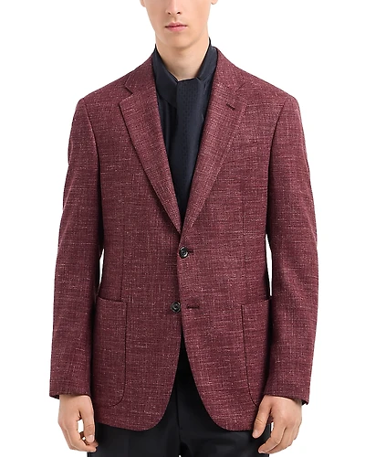 Emporio Armani Wool & Linen Blend Sport Jacket