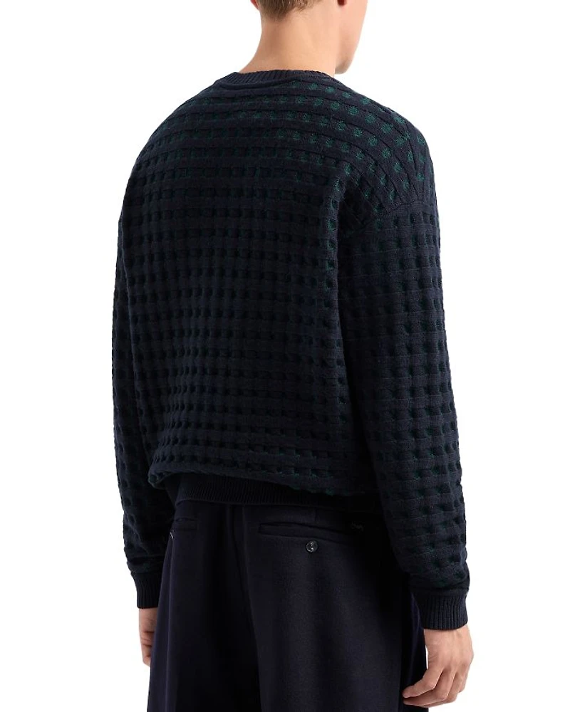Jacquard Crewneck Sweater