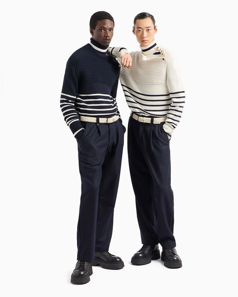 Striped Crewneck Sweater