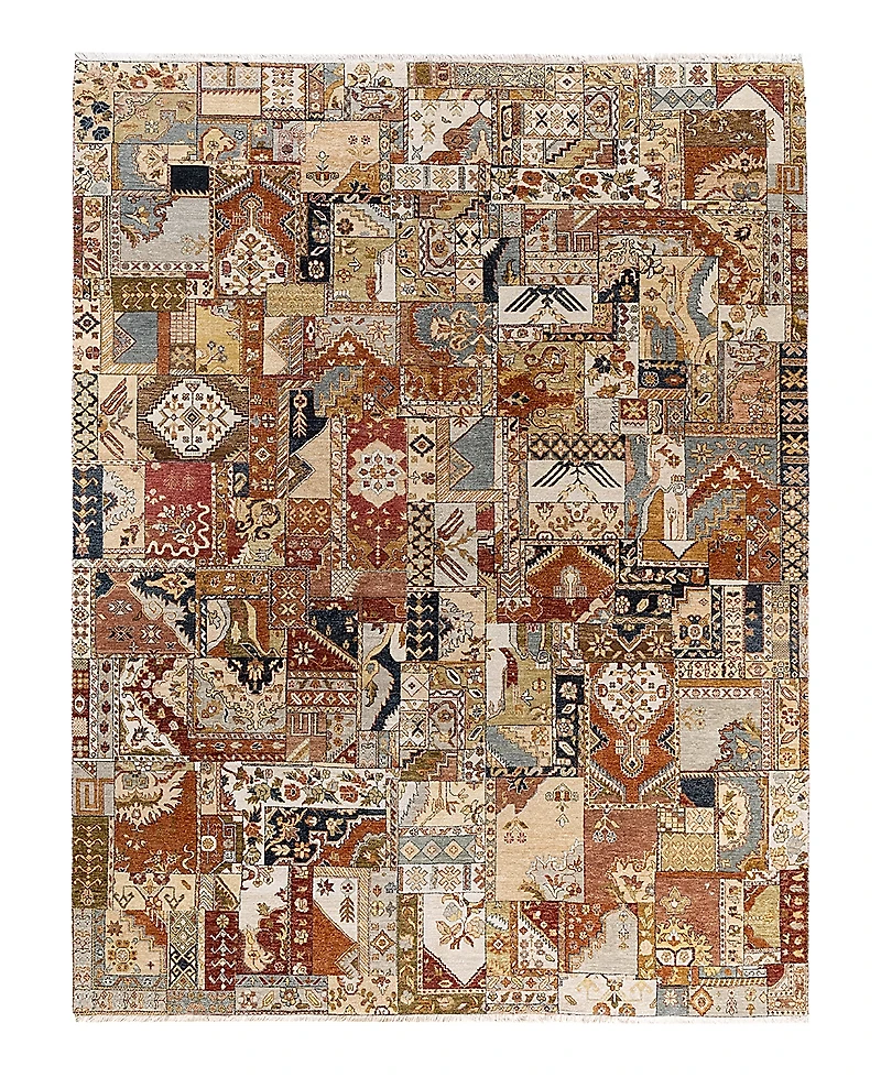 Bloomingdale's Indo Patchwork M5666 Area Rug, 9'3 x 11'10