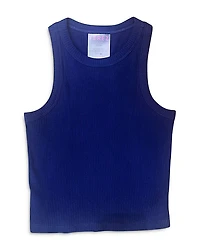 Girls' Cotton Stretch Ribbed Tank - Little Kid, Big Kid