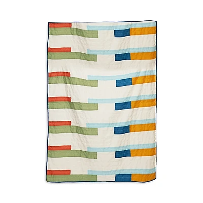 Anchal Stamp Quilt Throw