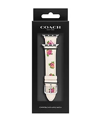 Apple Watch® Chalk Floral Print Silicone Strap, 38/40/41mm