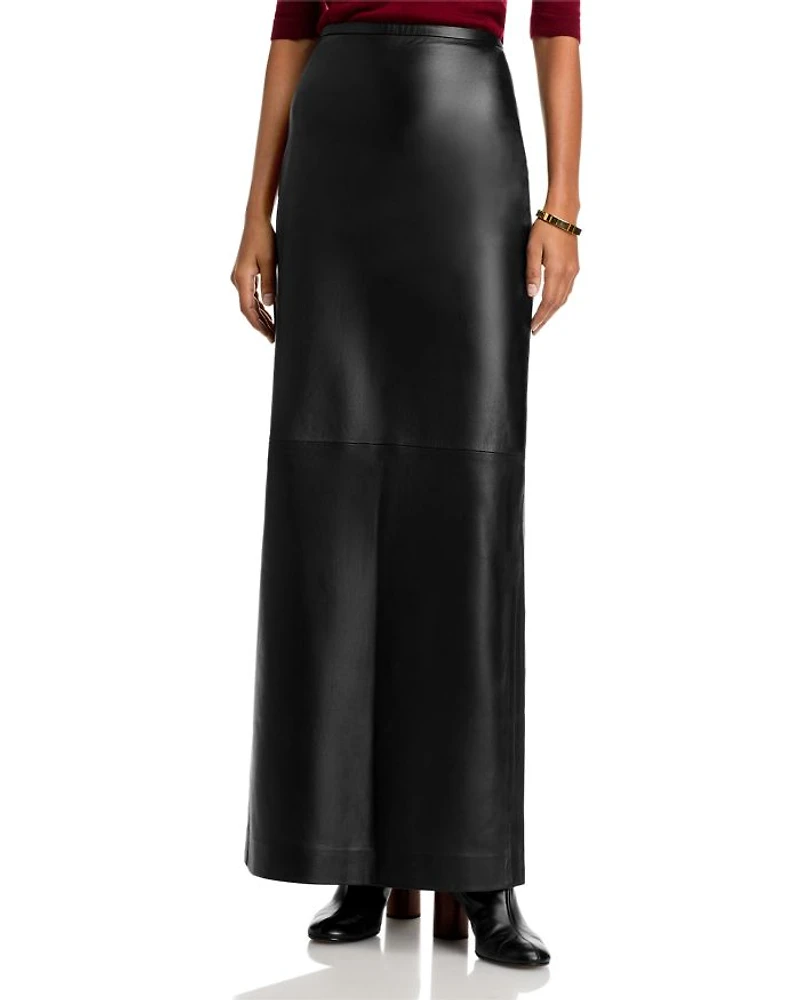 Leather Maxi Skirt