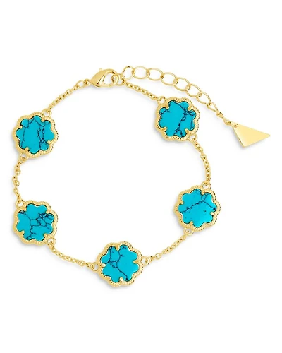 Rose Petal Station Bracelet