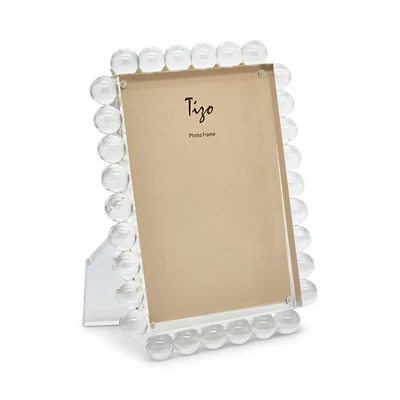 Lucite Frame with Bubbles, 8" x 10"