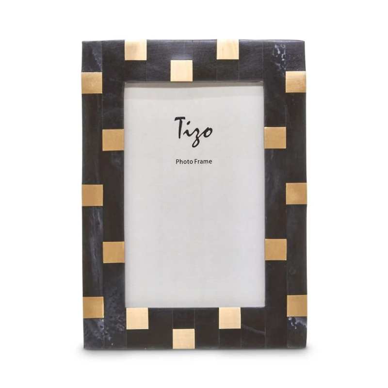 Bone Resin/Brass Picture Frame