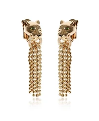 Panth  re de Cartier 18K 18K Yellow Gold Earrings