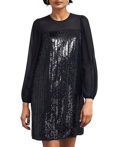Hobbs London Zariah Sequin Dress