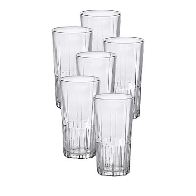 Duralex Jazz 10.12 oz. Clear Tumbler, Set of 6