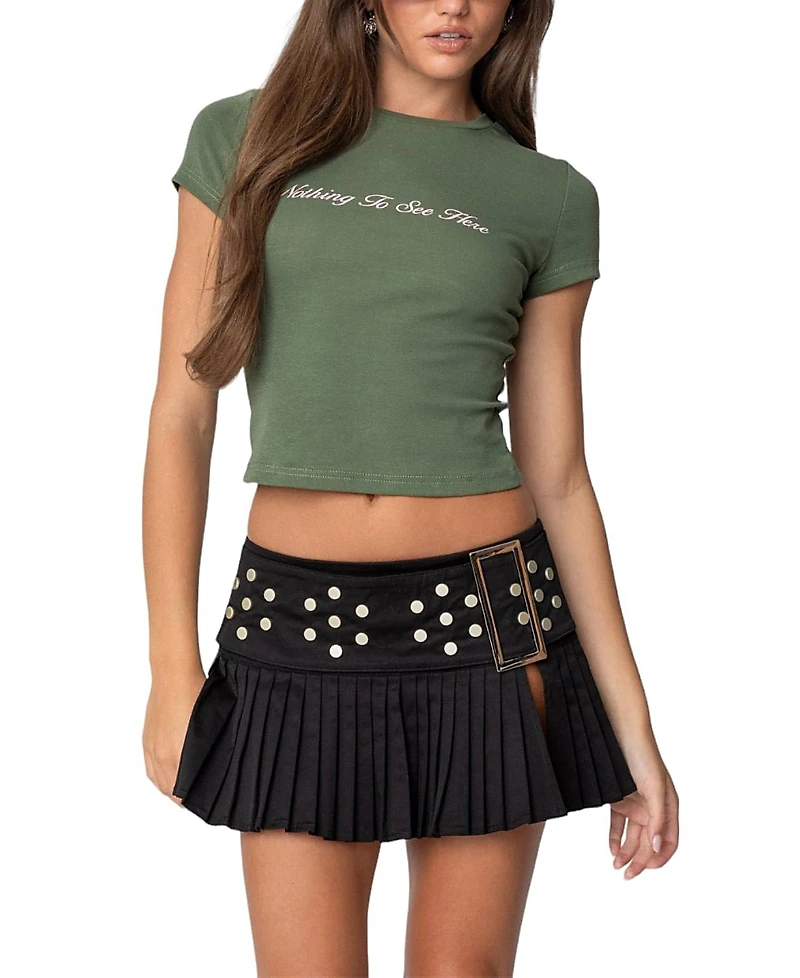 Edikted Nothing To See T Shirt