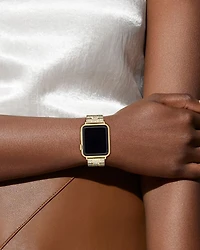 Apple Watch® Gold-Tone Stainless Steel & Crystal Bracelet