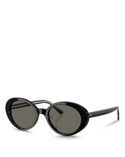 Oliver Peoples Lumar Oval Sunglasses, 51mm