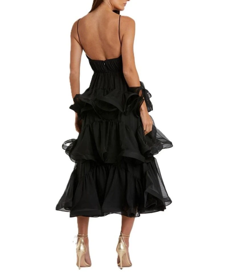 Tiered V-Neck Dress