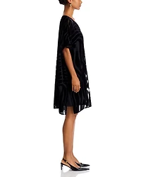 Velvet Burnout Caftan Dress