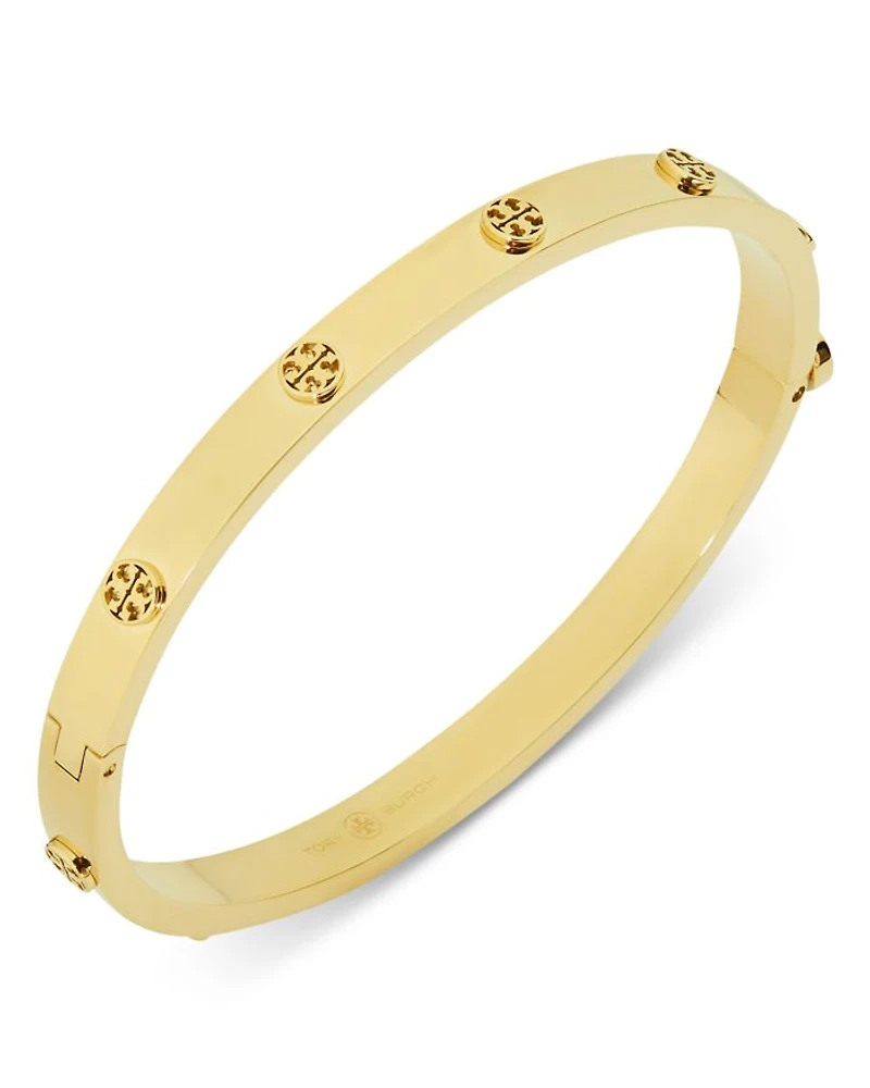Miller Logo Studded Bangle Bracelet