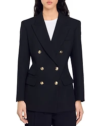 Sandro Toscane Double Breasted Blazer