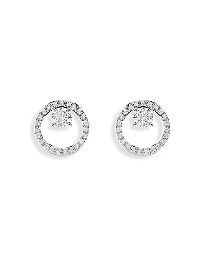 Swarovski Constella Crystal Circle Stud Earrings